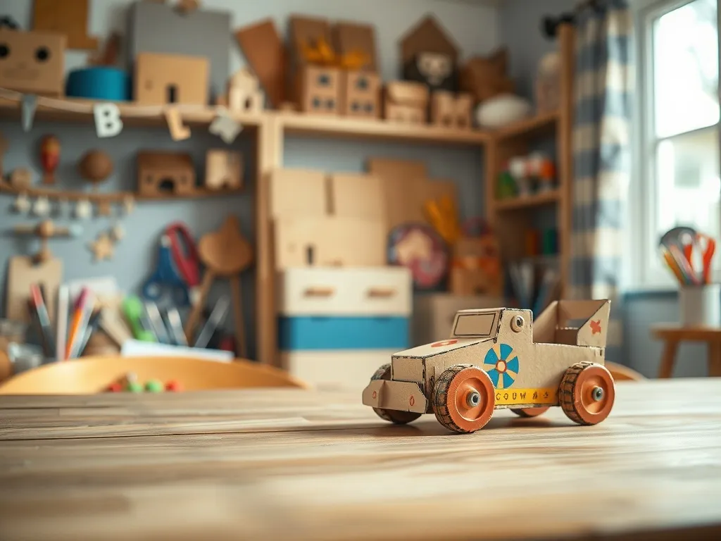 Zabawki z kartonu – jak zrobić?