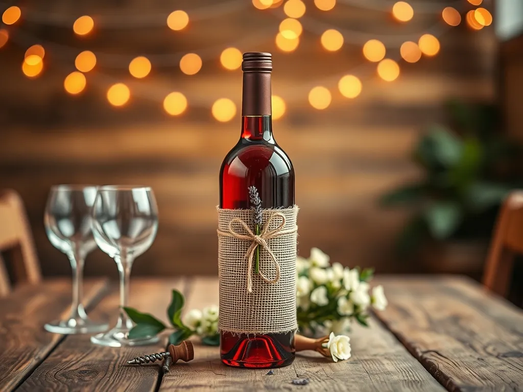 Jak zapakować butelkę wina na prezent ślubny?